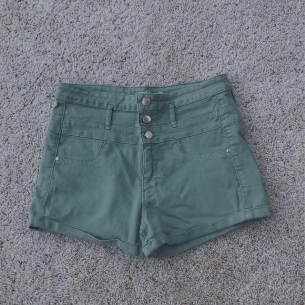 NEVER WORN GREEN SHORTS FROM CHARLOTTE RUSSE